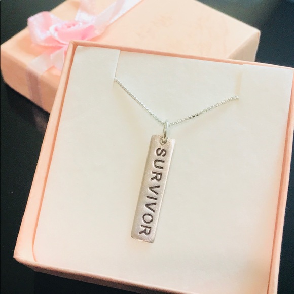 Survivor Sterling Silver Necklace - Picture 2 of 6